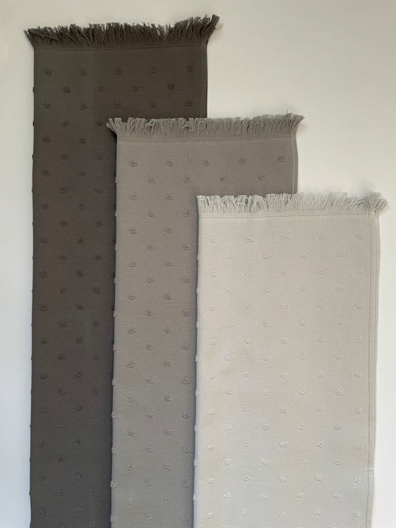 TEXTILE Code Grey Texture Geschirrtuch 3er Set Grau-Töne