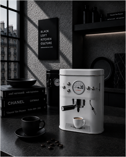 STORAGE NewLOOK LOFT Living Storage Object Kaffeemaschinen Design