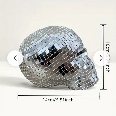 SkullART Collection TOTENKOPF modern Icon im Spiegel-Glas deSIGN