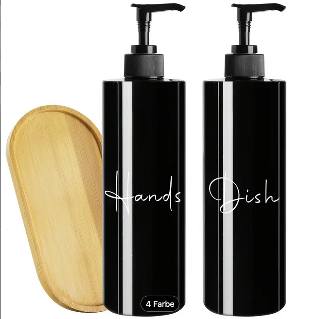 KITCHEN Objects | Seifen- & Spülmittelspender Duo black