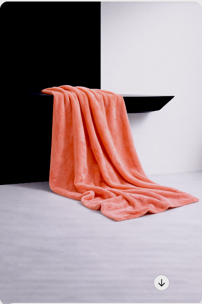 Sunset Flame - XL Plaid Lachs | LIVING Affairs