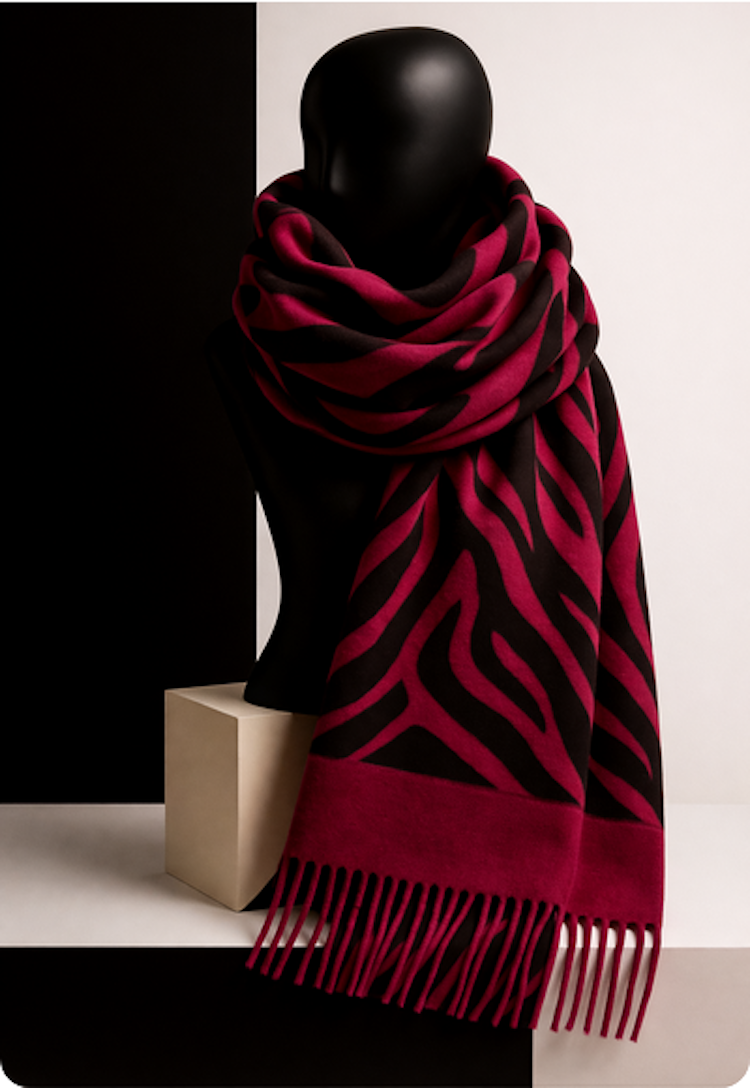 Schal deSIGN Mix Pink · Cashmere/Wolle