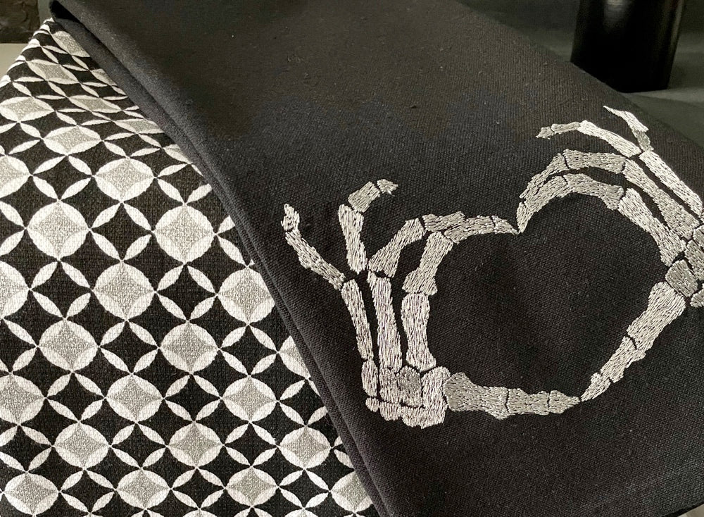 BLACK & SILVER - Geschirrtücher (2er Set )