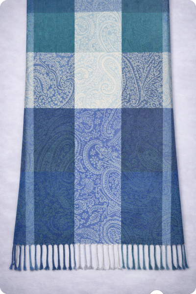 Cashmere/Seide Schal • Soft Shine Effect