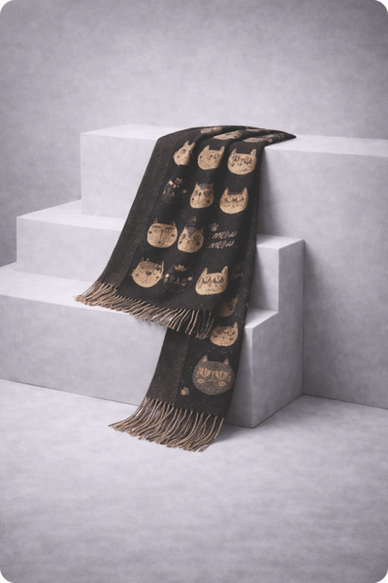 MotivSchal Edition CATs Luxe