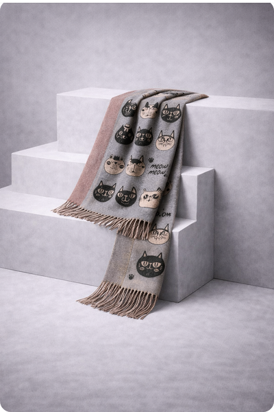 MotivSchal Edition CATs Luxe