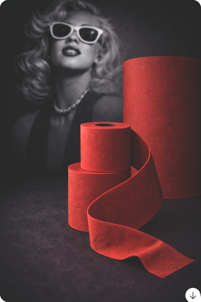 Color ONE - Design WC Papier  & Handtuchrolle Design Edition