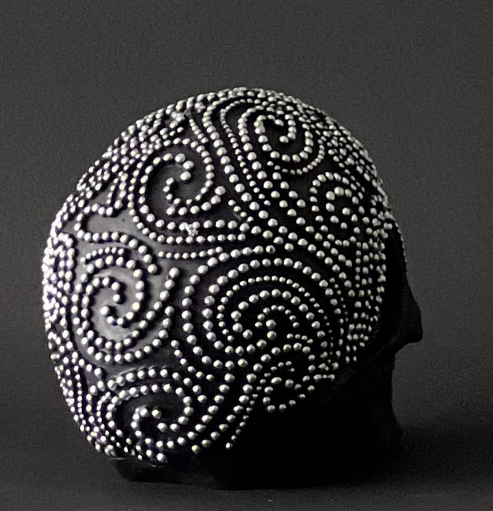 SkullART Collection TOTENKOPF Black & Pearl deSIGn