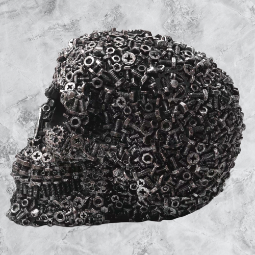 SkullART Collection TOTENKOPF im Schrauben deSIGN