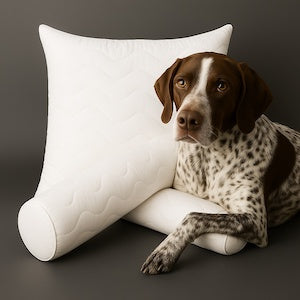 WAVE ONE – Premium Füllkissen aus Polyester mit Wellensteppung & Reißverschluss | Made in Germany