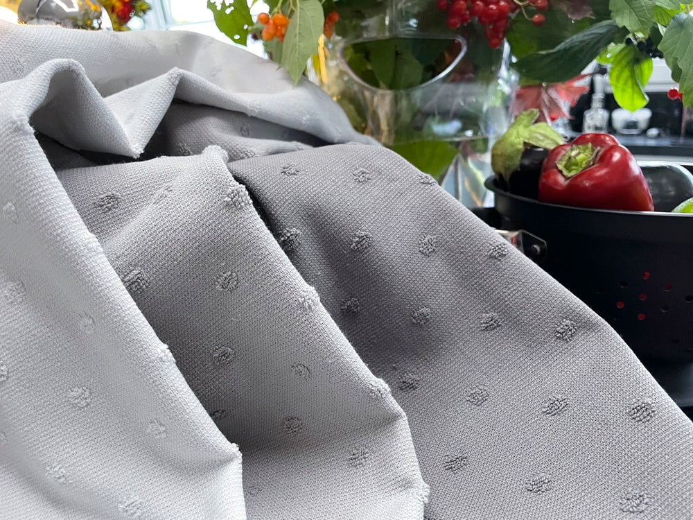 TEXTILE Code Grey Texture Geschirrtuch 3er Set Grau-Töne