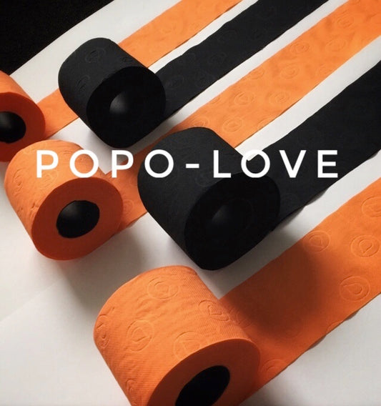 SuperTREND! deSIGN WCpapier Magic Mix SCHWARZ & ORANGE