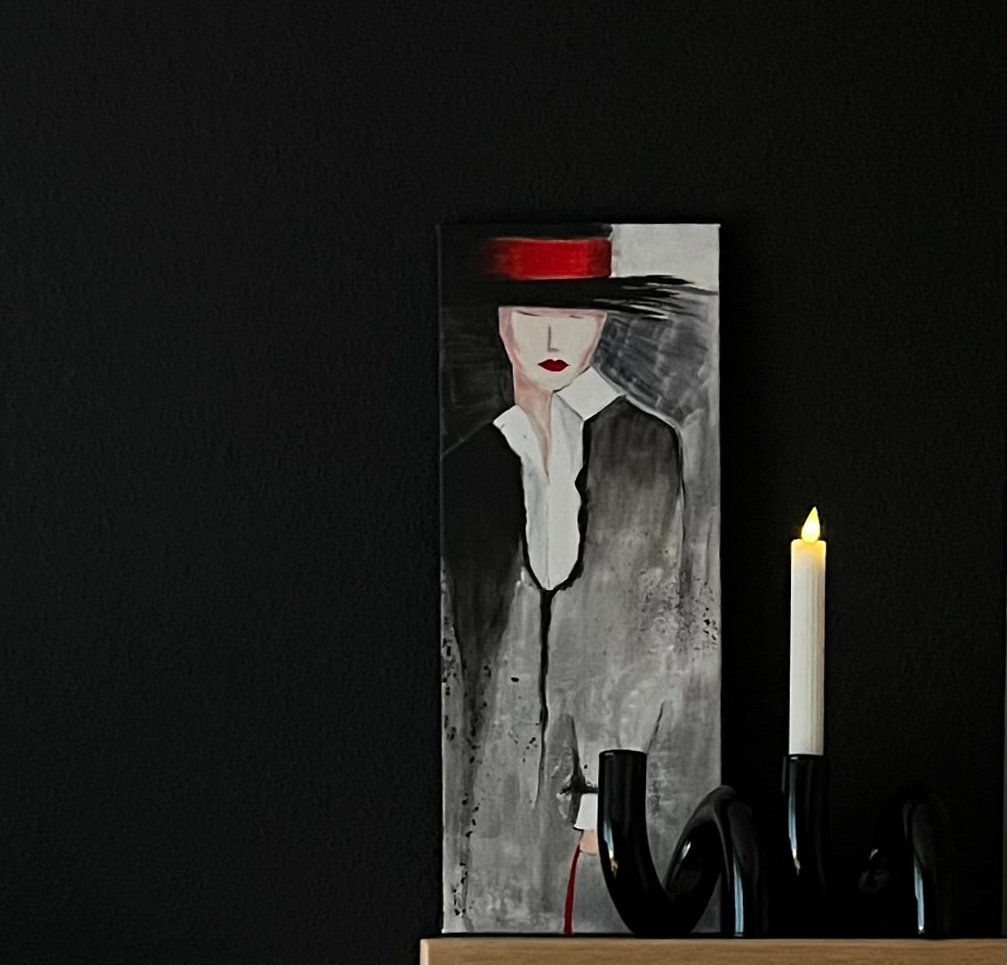Kerzenhalter - Design Statement Black - Glas