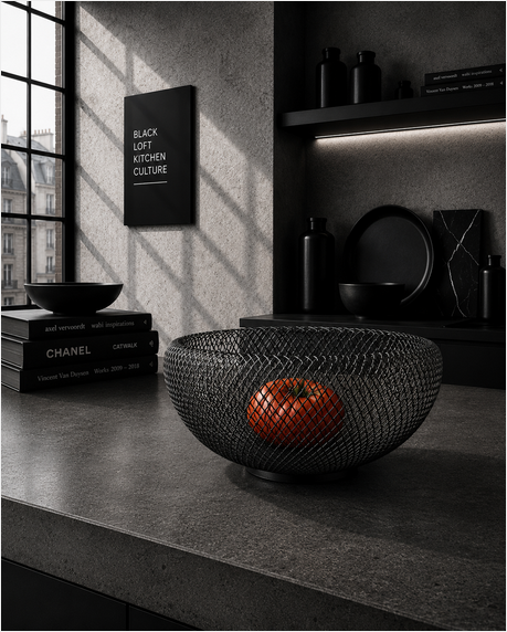 KITCHEN Objects | Mesh Obstkorb black