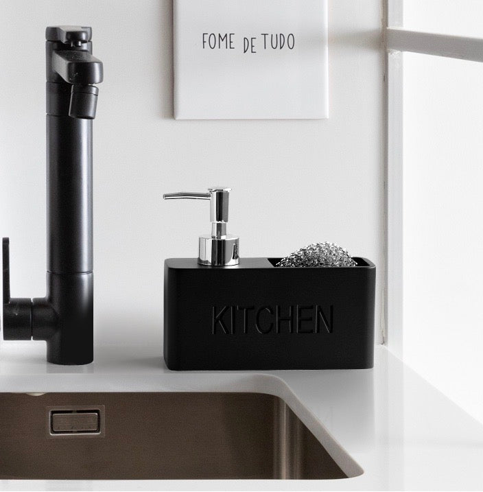 KITCHEN Objects Kitchen Organizer black für stilvolle KITCHEN Affairs und moderne Spülbereiche.