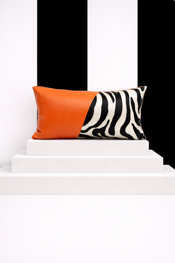 KISS Wild & Elegant Zebra & Leather Jacquard Glanz