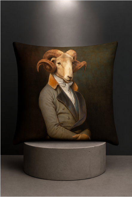 Monsignore Widder · Animal Art mit aristokratischer Attitude aus dem Charming ANIMAL CLUB.