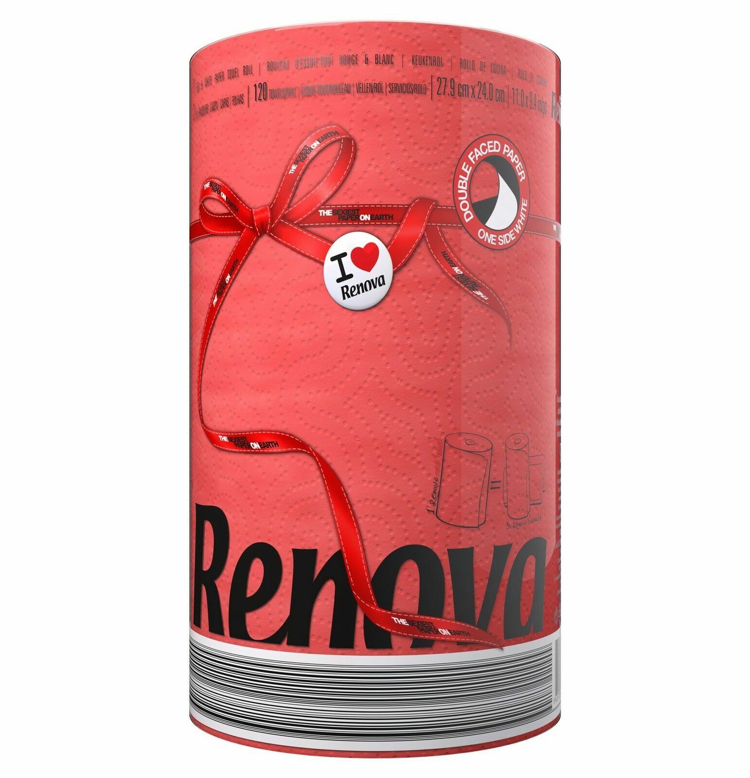 XL RENOVA Küchenrolle rot als ausdrucksstarkes Statement Piece für POP-UP Kitchen Culture.