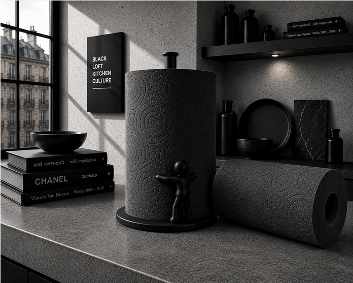 POP-UP Kitchen Culture | XL RENOVA Küchenrolle black