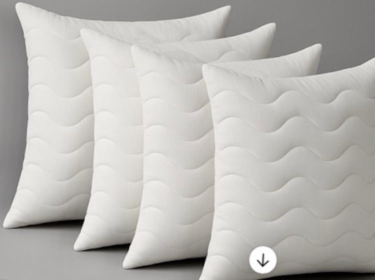 WAVE ONE – Premium Füllkissen aus Polyester mit Wellensteppung & Reißverschluss | Made in Germany