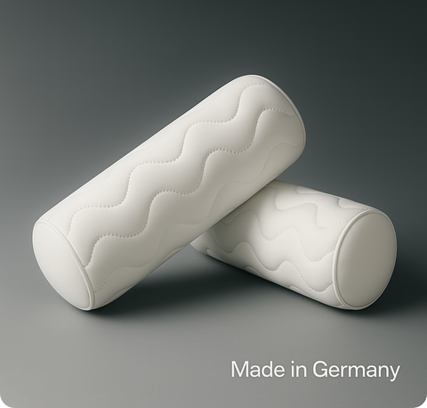 ROLL ONE – Premium Nackenrolle mit Wellensteppung & Reißverschluss | Individuell nachfüllbar | und Made in Germany