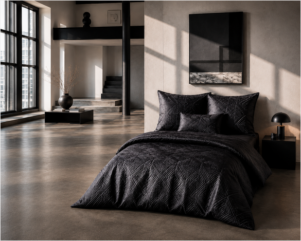 DARK Suite Collection Exklusive Bettwäsche deSIGNED by DKNY BlauSchwarz | White
