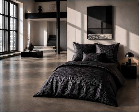 DARK Suite Collection Exklusive Bettwäsche deSIGNED by DKNY BlauSchwarz | White