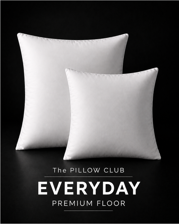 2er Set Everyday Füllkissen quadratisch von The PILLOW CLUB PREMIUM FLOOR