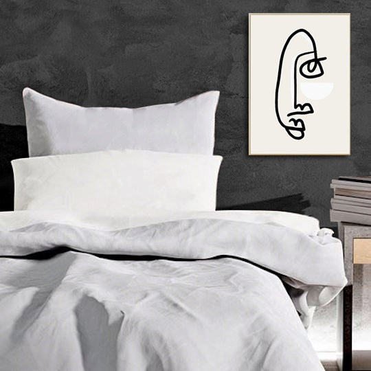 LOFT Collection Edle WENDE-BETTWÄSCHE Renforcé Baumwolle TAUPE deSIGN