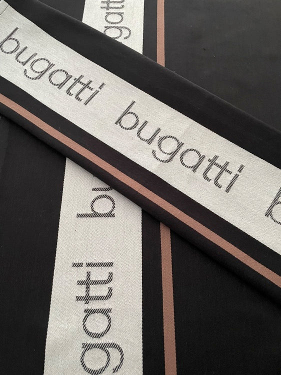 TEXTILE Code BUGATTI deSIGNED - exquisites 2er Set GESCHIRRTÜCHER Jacquard SCHWARZ 100% Cotton