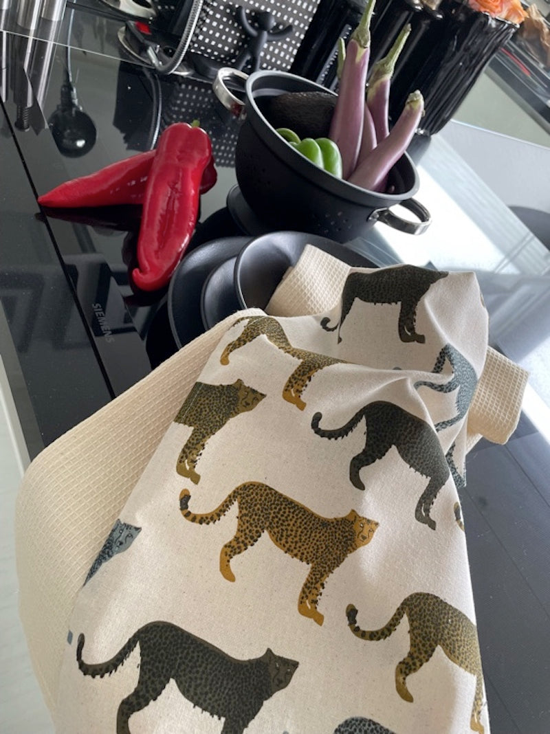 Kitchen Textile – Geschirrtuch 2er Set – Lions Design