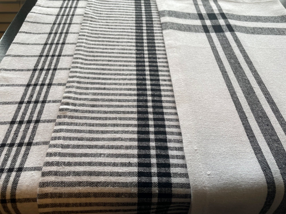 TEXTILE Code Geschirrtuch 3er Set - Black & White