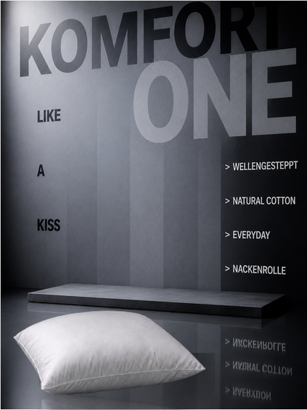 IT's Like a KISS EVERYDAY Füllkissen aus Polyester-Vlies aus der KOMFORT Collection