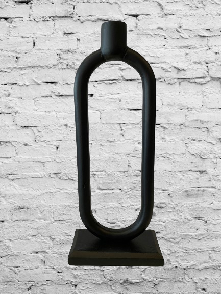 Kerzenhalter - Design Statement Schwarz - Metall