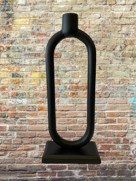 Kerzenhalter - Design Statement Schwarz - Metall
