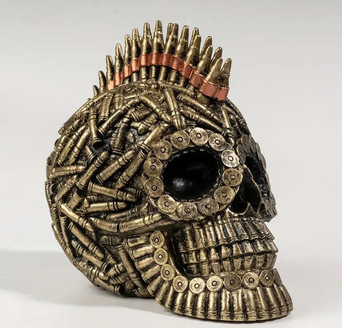 SkullART Collection TOTENKOPF im Patronen deSIGN