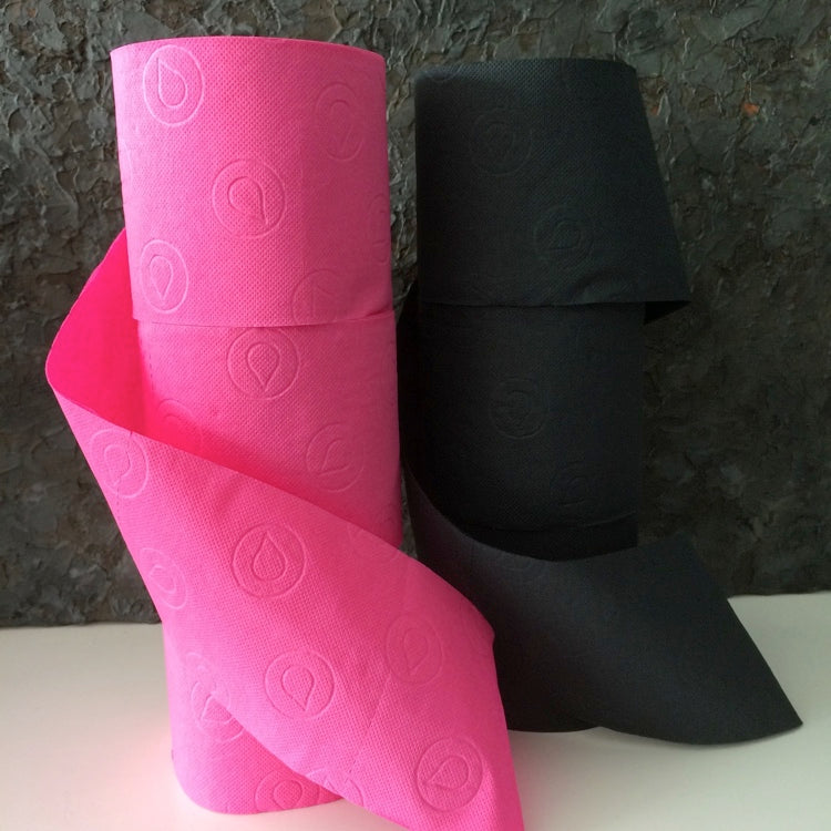 MIX ONE – BLACK & PINK EDITION | deSIGN Toilettenpapier 3-lagig (12 Rollen)