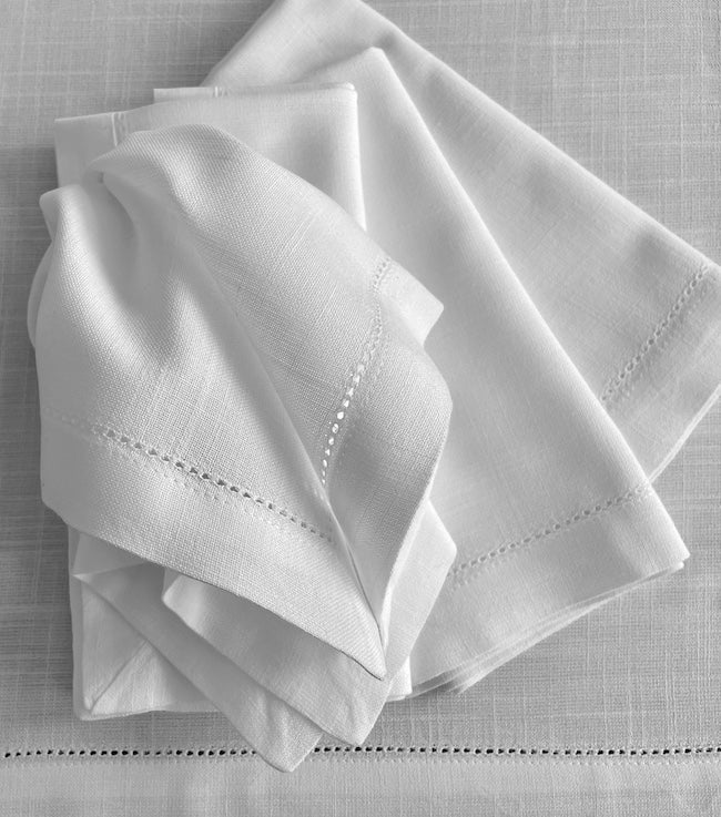 TableART Stoffservietten LinenCouture Hohlsaum