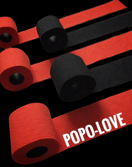 MIX ONE – BLACK & RED EDITION | deSIGN Toilettenpapier 3-lagig (12 Rollen)